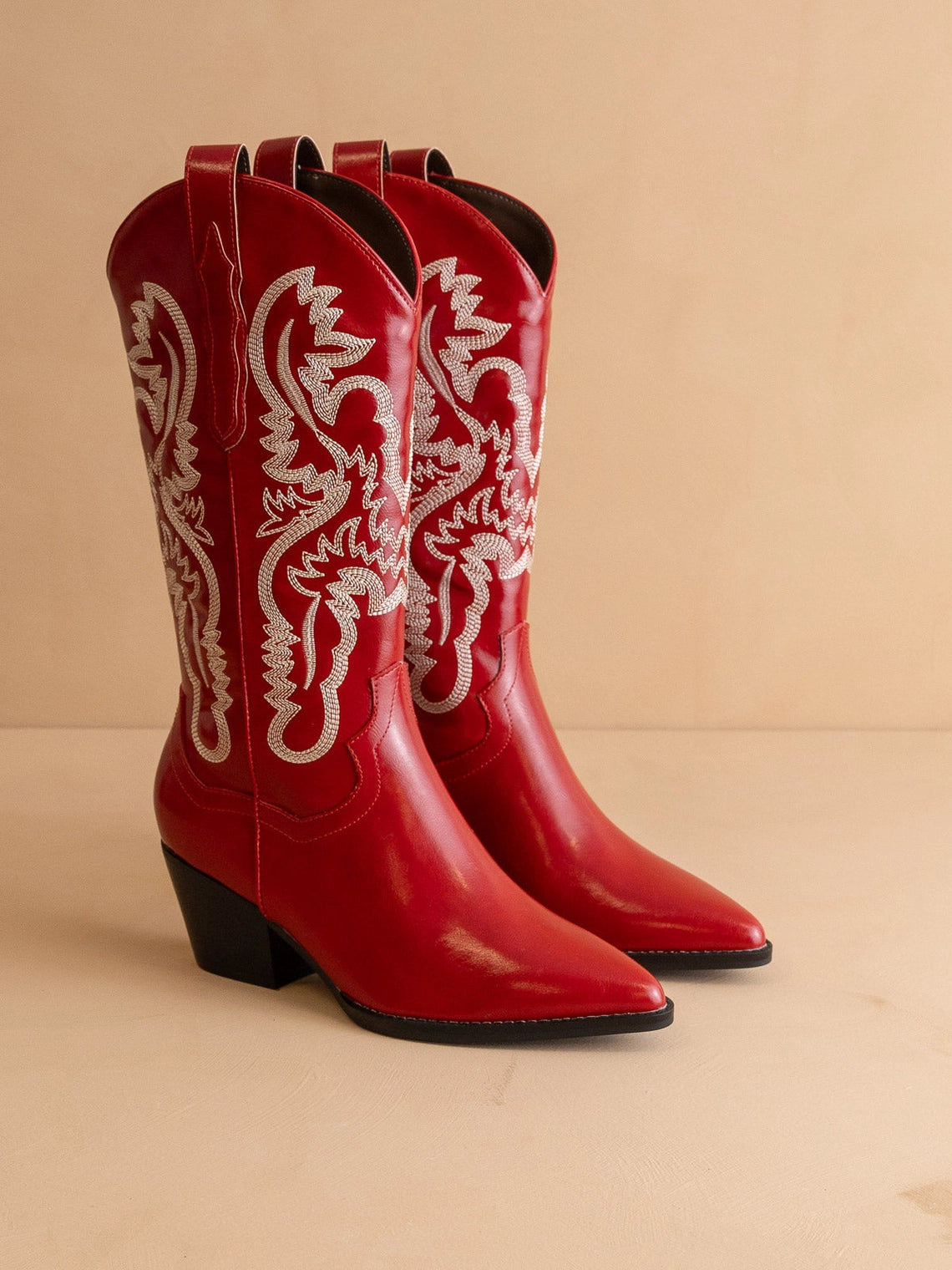 Cherry Classic Western Boot