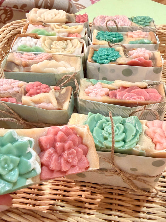 Cactus Leaf Cold Process Soap 5 OZ