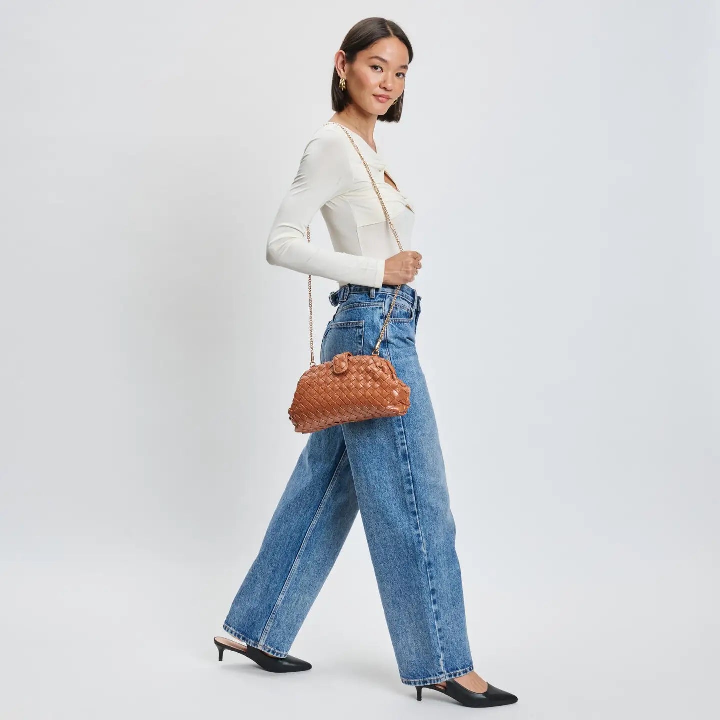 Gigi Crossbody Vegan Leather Bag