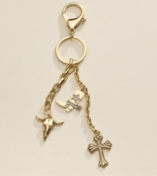 Western Icon Bag Charm Keychain