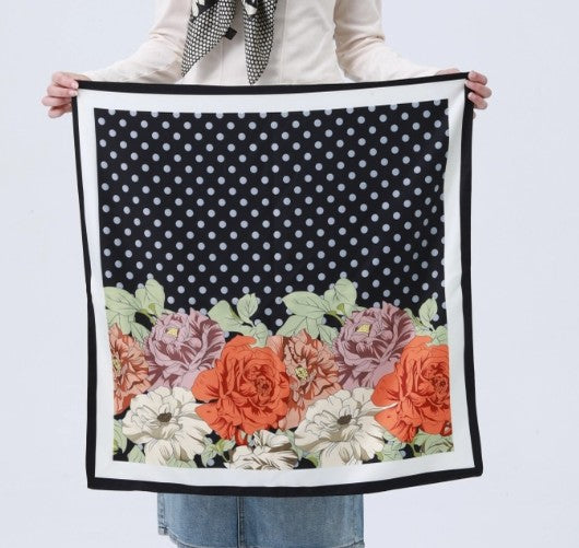 The Polka & Bloom Reversible Scarf